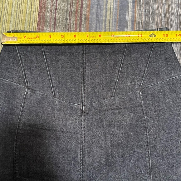 EXPRESS Corset-style Denim Skirt - Picture 7 of 10